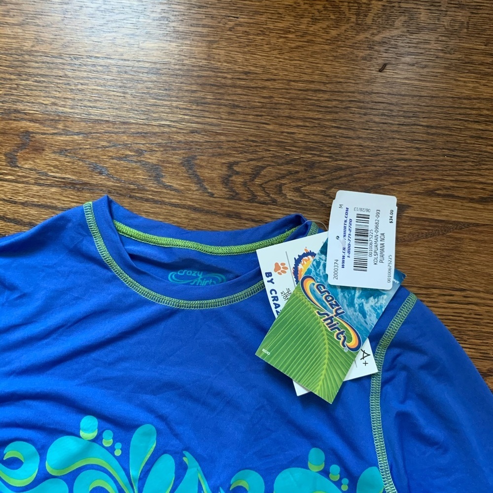NWT Crazy Shirts Swim Shirt - Picture 2 of 6
